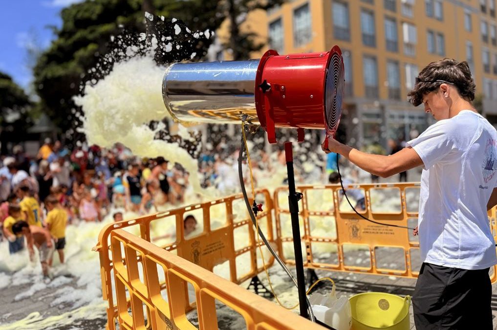 Fiesta de espuma en La Palma: cómo organizarla y cuándo funciona mejor