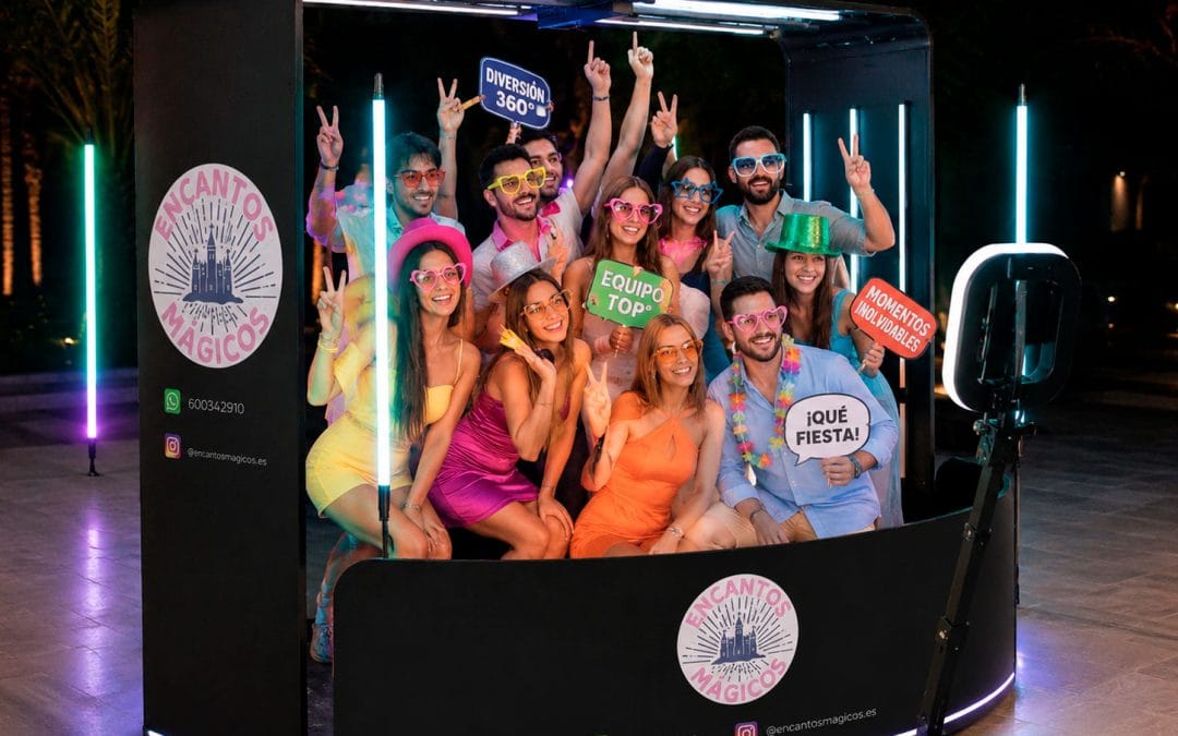 Fotomatón 360º para fiestas y eventos en La Palma