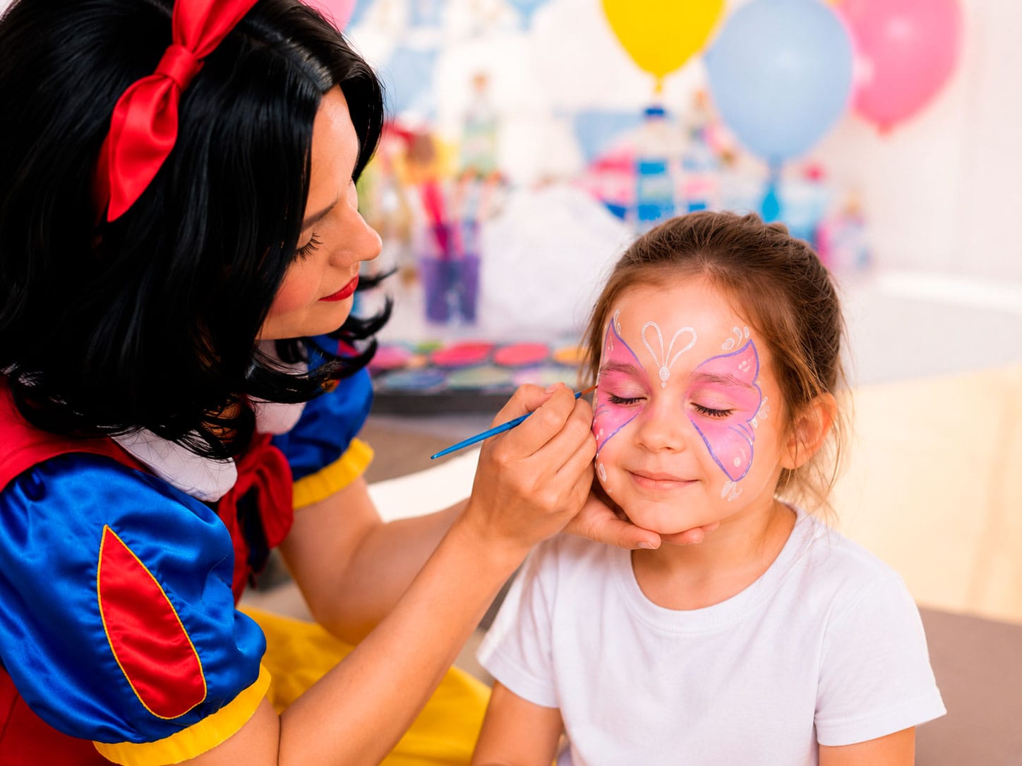 pintacaras infantil para cumpleaños